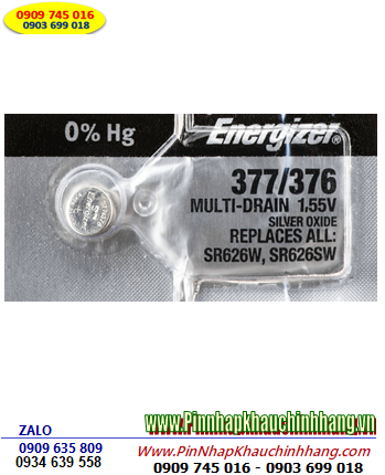 Pin SR626SW _Pin 377; Pin đồng hồ Energizer SR626SW 377 Silver Oxide 1.55v _Made in USA